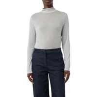 comma Langarmshirt mit Wollanteil