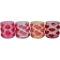 Giftcompany Windlicht L'amour Windlicht Lippen sortiert 9,2cm (1 Stück)