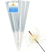 happy sparks® Geburtstagskerze Wunderkerzen 28 cm - Sternspritzer - Feuerwerk Silvester Kat. F1 (Packung, 250-tlg., Wunderkerzen 28 cm), Kat. F1