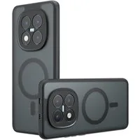 Wigento Handyhülle MagSafe für Xiaomi Redmi Note 15 Pro 5G TPU Matt Stoßfest Schwarz 6,83 Zoll, Stilvoll, Magnetisch, präzise Passform
