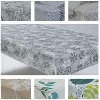 laro Tischdecke Wachstuchtischdecke Blatt Mix PVC Eckig