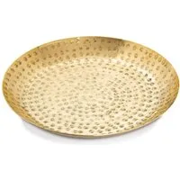 Amagohome Snackschale Dekoschale gold Knabberschale Deko Schalen silber Apfel Stern Ginkgo B, Aluminium, Metall