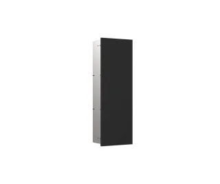 emco Schrankmodul asis pure mit Glasfront Türanschlag rechts, Unterputz, 730 mm, schwarz matt, 97552 975528507