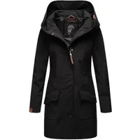 Marikoo Softshelljacke Softshelljacke Mayleen – Damen Übergangsjacke mit Kapuze und Taillierter Schnitt, hoher Tragekomfort und stilvolle Details
