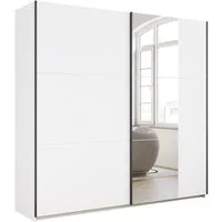 rauch Schwebetürenschrank Kleiderschrank Drehtürenschrank Schrank Garderobe KRONACH (in 3 Ausstattungen BASIC/CLASSIC/PREMIUM, Breiten 131/175/218/261 cm) optional ohne, mit 1 oder 2 Spiegel, viel Stauraum MADE IN GERMANY