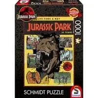 Jurassic Park: 30 Jahre Jurassic Park - Life Finds a Way, Puzzle 1000 Teile