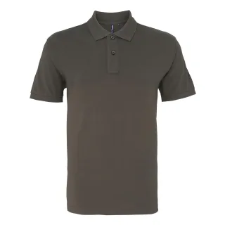 Asquith & Fox Herren Polohemd mit kurzen Ärmeln (Schiefer)