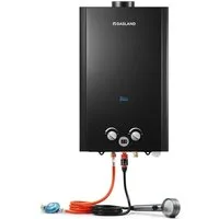 GASLAND Durchlauferhitzer Gas Durchlauferhitzer BE422B Outdoor 16L Warmwasserbereiter, LPG Dusche für Camping/Wohnmobil/Scheune – Butan/Propan 50 mbar