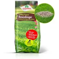 Höfer Chemie GmbH Rasendünger 5 kg VERDURMAX® Rasendünger Frühling / Sommer, Granulat, 1-St., Starkes Wachstum und sattes Grün
