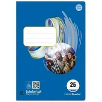 Staufen Schulheft Staufen Schulheft Style Lineatur 25 liniert mit Rand DIN A4 - 16 Blatt