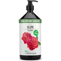 GREEN HOME LOVE NATURE Blumendünger Bio-Dünger flüssig NPK 3+2+6 für Blüh- & Zimmerpflanzen, Blumen, 100 % bio, organisch-mineralisch, extra Kalium, Dosierpumpe