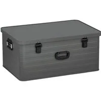 Enders® Aufbewahrungsbox Toronto XXL, Aluminium, BxTxH: 80x54x36,5 cm, 130 Liter