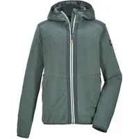 Killtec Fleecejacke KOS 139 BYS FLC JCKT Fleecejacke mit Colourblock, Kapuze, 2-Wege-Stretch