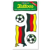 Partystrolche Kindertattoo Tattoo Deutschlandfahne