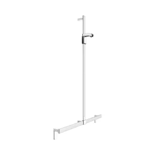 KEUCO AXESS Duschhandlauf mit Brausestange, Metall, B: 100 x H: 130,1 cm, 35014171013 35014171013