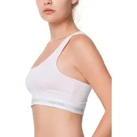 celodoro Bustier Bustier mit Webgummi-Bund - Sport Bra Top mit Markenlogo