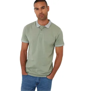 Threadbare - "Shandy Nocturnal" Poloshirt für Herren (Salbei)