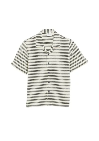 s.Oliver - Hemd blau/creme - Gr. - 140