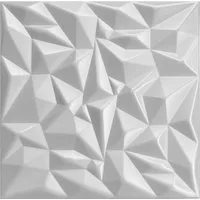 IKHEMalarka 3D Wandpaneel Polystyrol Styropor XPS Gaming Zimmer Set Deckenpaneele, BxL: 50x50 cm, 0,25 qm, (0,25m², 1 Stück) Leicht, flexibel, 3D-Design, leichte Schall- und Wärmedämmung
