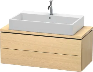 Duravit L-Cube Konsolenwaschtischunterbau wandhängend Mediterrane Eiche Matt 1020x477x400 mm - LC580 LC580907171