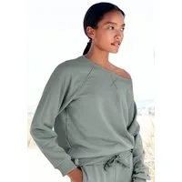 LASCANA Sweatshirt aus organischer Baumwolle, Loungewear