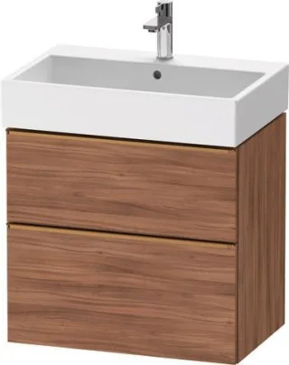 Duravit D-Neo Waschtischunterbau wandhängend Nussbaum Matt 684x442x625 mm - DE4372004790000 DE4372004790000