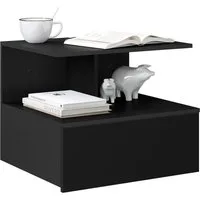 Woltu Nachttisch (1-St., Set), hängend Wandregal mit Schublade