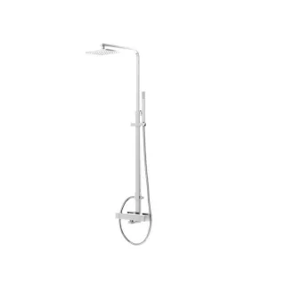 Steinberg Serie 160 Brauseset 1602721 mit Aufputz Thermostatarmatur, Regen-/Handbrause, chrom
