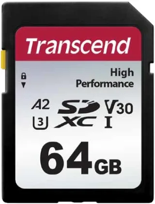 Transcend 330S | ts64gsdc330s | Flash-Speicherkarte - 64 GB