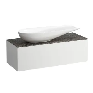 LAUFEN Waschtischunterschrank und Waschtischplatte ALESSI 500x1200x370 H4323220979901