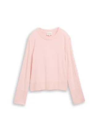 Tom Tailor - Strickpullover mit Kaschmir-Anteil light pastel pink melange - Gr. - XXL