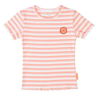 STACCATO - Md.T-Shirt, Streifen peach str - Gr. - 122