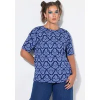 Studio Untold T-Shirt T-Shirt Oversize Shape Paisleys