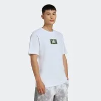 adidas Sportswear T-Shirt CAMO SHAPE GRAPHIC sportlicher Schnitt, kurze Ärmel, aus Baumwolle, atmungsaktiv