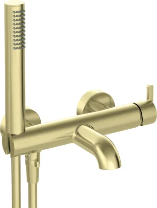 Neuesbad Serie 600 Wannenarmatur mit Brauseset, Oberfläche: gold gebürstet NB1BQS_R11M1