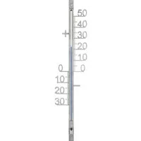 TFA Dostmann Raumthermometer Außenthermometer aus Metall 12.5011