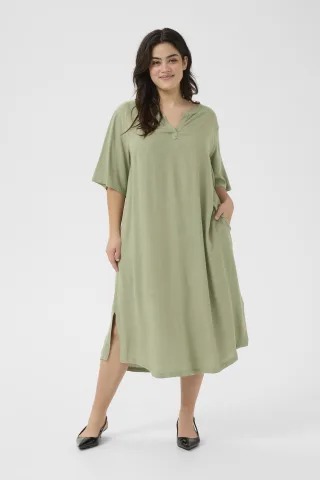 Kleid Loose fit Oil Green