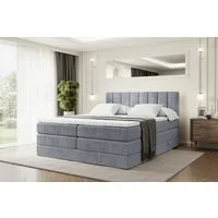 ALTDECOR Boxspringbett OTTA KING (Multipocket-Matratze H4, H3 Matratze Bonellfederung, Topper, Kopfteil)