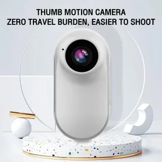 HD 1080P Thumb Action Cam with 32GB Card for Outdoor Cycling Hiking Thumb Sports Camera Outdoor Cycling Mountaineering R