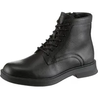 HUGO Lenner_halb_grlt Schnürstiefelette Schnürboots, Business-Stiefelette mit Innen-Reißverschluss