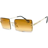 salazar.plus Sonnenbrille Randlos Rechteckig Unisex Rahmenlos Damen Herren leichte Brille