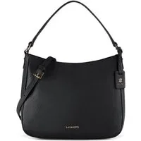 Lazarotti Schultertasche Bologna Leather Hobo Schultertasche Leder 27 cm