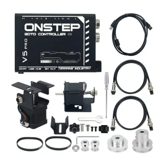 EXOS2 EQ3D V5-Pro Equatorial Mount V5 GOTO Upgrade Kit Biaxial Tracking Astronomical Accessory