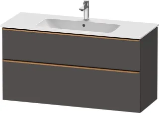 Duravit D-Neo Waschtischunterbau wandhängend Graphit Matt 1210x462x625 mm - DE4364004490000 DE4364004490000