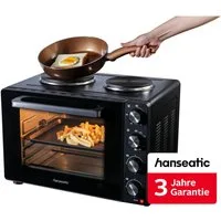 Hanseatic Kleinküche 97530243 HMO366BKB, inkl. 3 Jahre Herstellergarantie