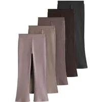 The Set Leggings The Set Gerippte ausgestellte Leggings, 5er-Pack (5-tlg)