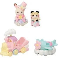 Sylvanian Families Spielwelt Freizeitpark Spielset „Zugfahrt“ (5819)
