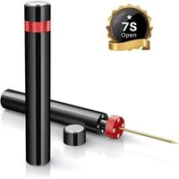 Quntis Korkenzieher Druckluft Weinöffner Druckluftkorkenzieher, Schnelles Öffnen in 7 Sek., (Set, 1 tlg), Tragbarer WeinFlaschenöffner mit Luftdruck für Wein Perfektes Geschenk