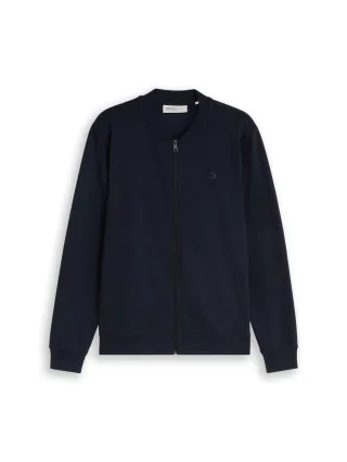 Denim Tom Tailor - Sweatjacke mit Bomberkragen sky captain blue - Gr. - XXL