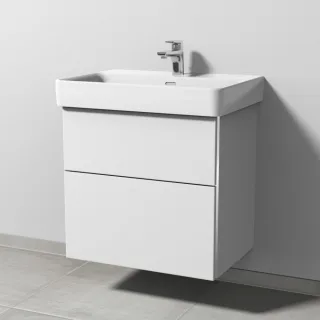 Sanipa 3way Waschtischunterbau zu Laufen Pro S Waschtisch mit 2 Auszügen, Weiß-Soft BR76743